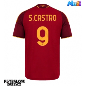 AS Roma Santiago Castro #9 Domácí Dres 2026-27 Krátký Rukáv